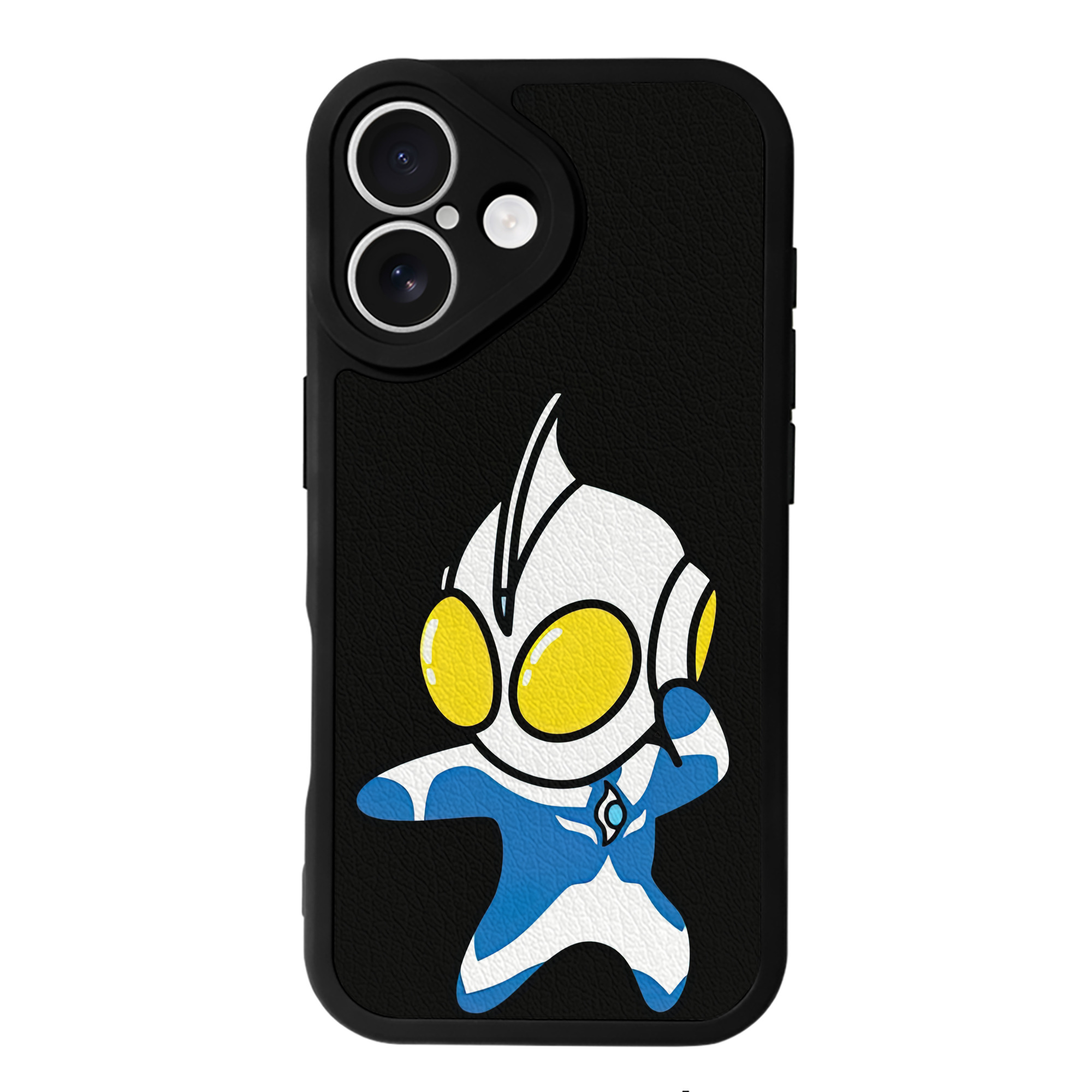 （画像用） ウルトラマン Ultraman 【iPhone 16シリーズ対応】シリコンスマホケース（レザー調） 材質：シリコン